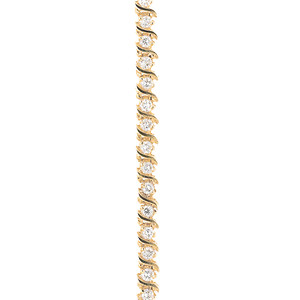 S Link Diamond Bracelet