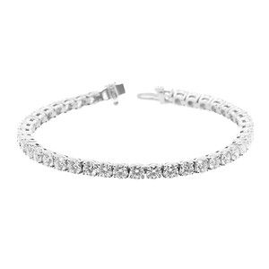 Natural Diamond Tennis Bracelet