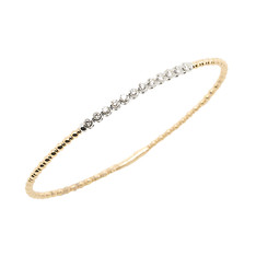 Diamond Beaded Bangle