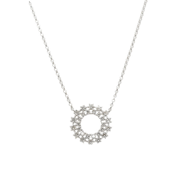 Double Row Diamond Necklace