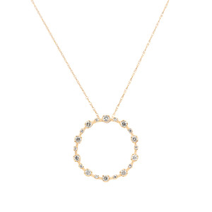 Diamond Circle Necklace