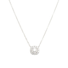 Diamond Halo Necklace