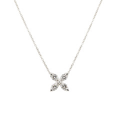 Diamond Flower Necklace