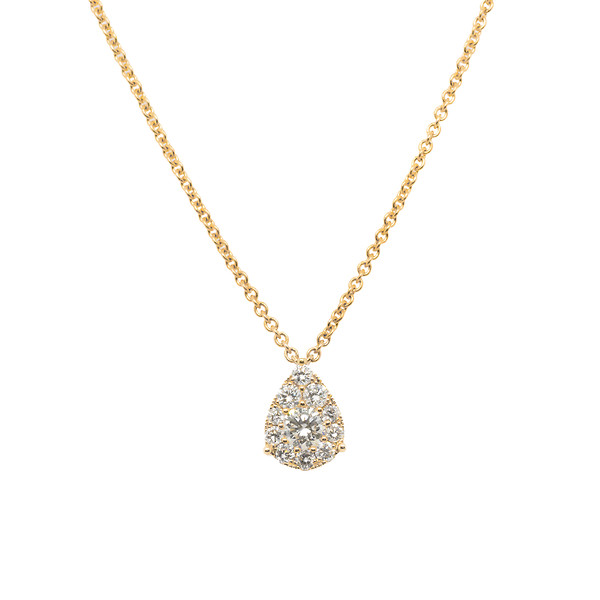 Cluster Diamond Pendant