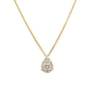 Cluster Diamond Pendant