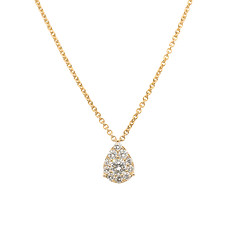 Cluster Diamond Pendant