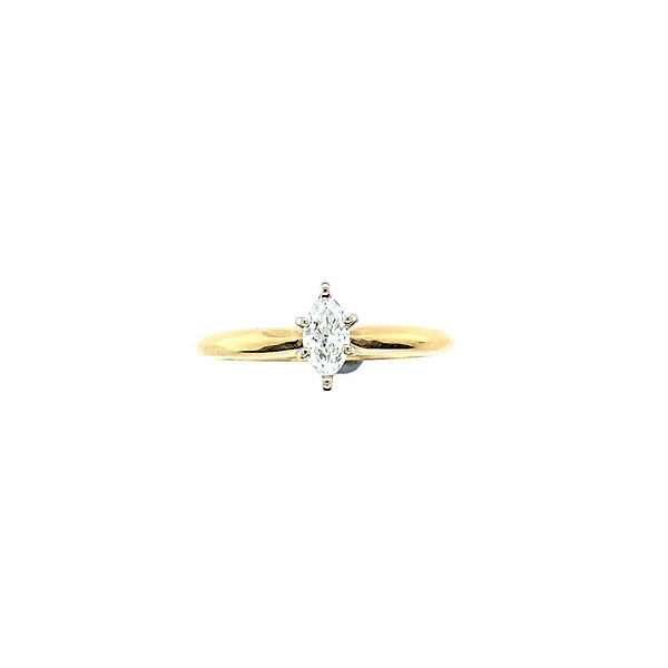 Marquise Solitaire Engagement Ring