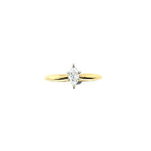 Marquise Solitaire Engagement Ring