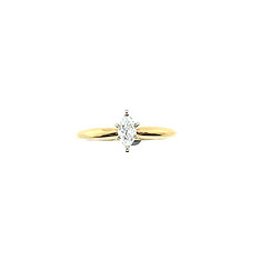 Marquise Solitaire Engagement Ring