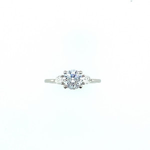 Three Stone Diamond Engagement Ring