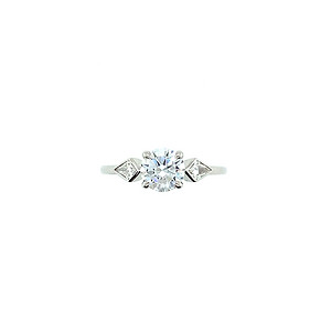 Three Stone Diamond Engagement Ring