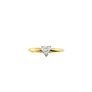 Two-Tone Heart Solitaire