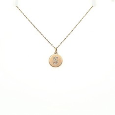 Diamond S Pendant