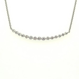 Diamond Bar Necklace