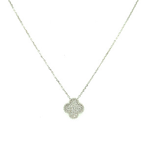 Diamond Clover Pendant