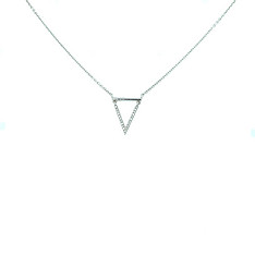 Diamond Triangle Necklace