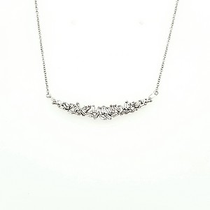 Rahl Jewelers Baguette Diamond Bar Necklace