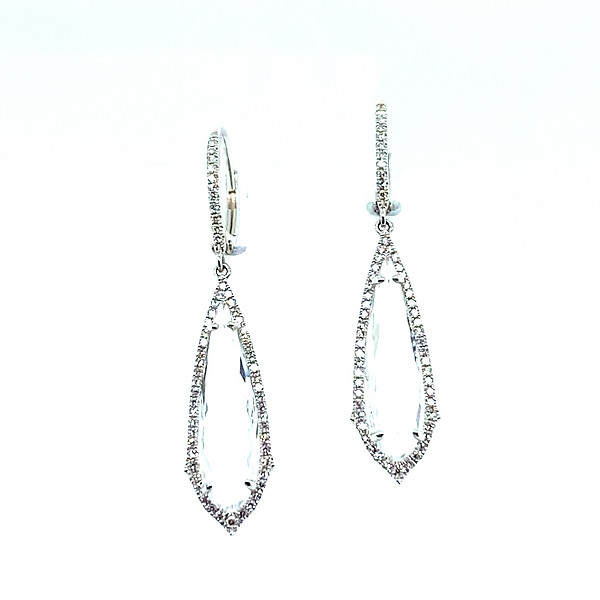 White Topaz Dangles