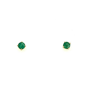 Emerald Stud Earrings