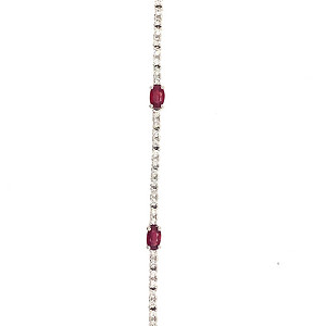 Ruby and Diamond Bracelet