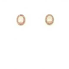 Opal and Diamond Earrings