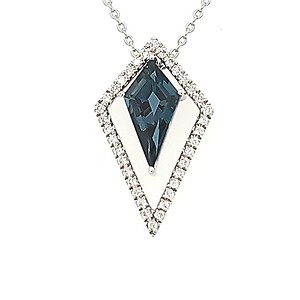 London Blue Topaz Pendant