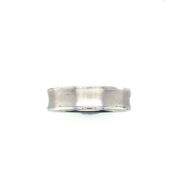 14k White Gold Band