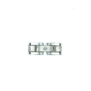 14k White Gold Band