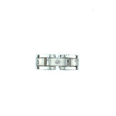 14k White Gold Band