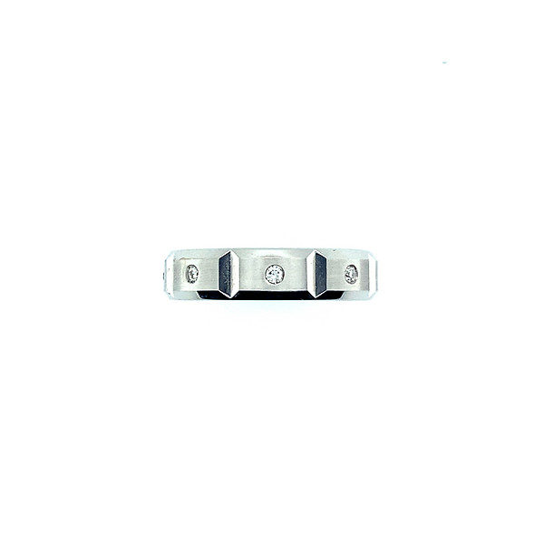 14k White Gold Band