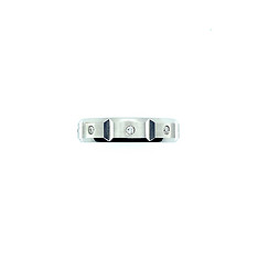 14k White Gold Band