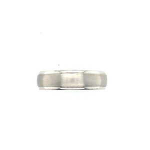 14k White Gold Band