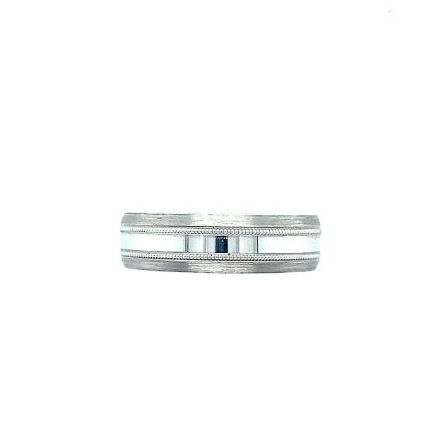 14k White Gold Band