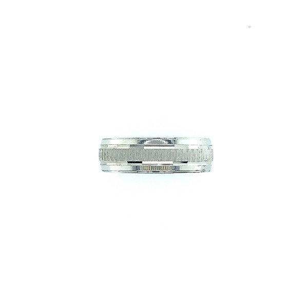 14k White Gold Band