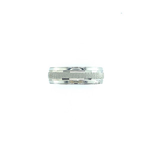 14k White Gold Band