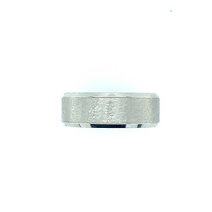 14k White Gold Band