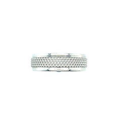 14k White Gold Band