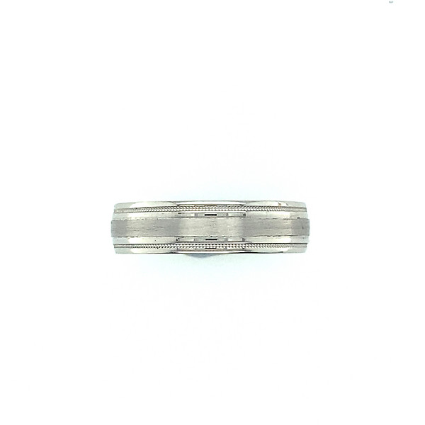 14k White Gold Band