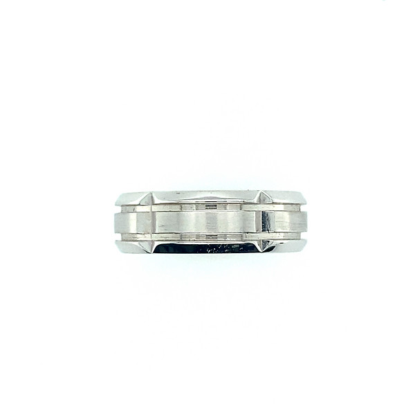 14k White Gold Band