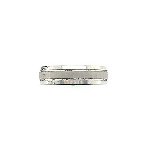 14k White Gold Band