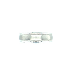 14k White Gold Band