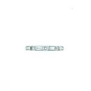 Baguette and Princess cut Diamond Band