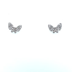 Butterfly Diamond Studs