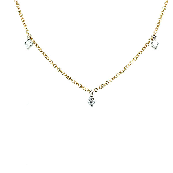 Diamond Station Necklace