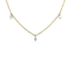 Diamond Station Necklace