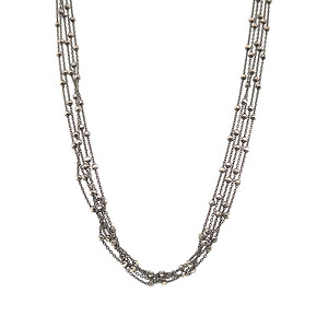 Silver Multi-Strand Necklace