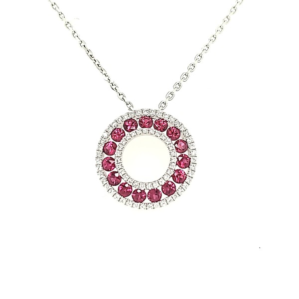 Ruby and Diamond Pendant