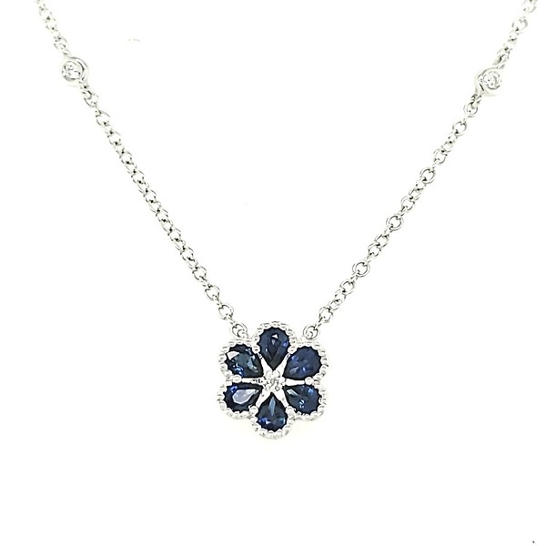 Sapphire and Diamond Necklace