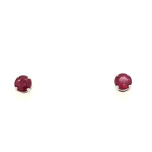 Ruby Stud Earrings