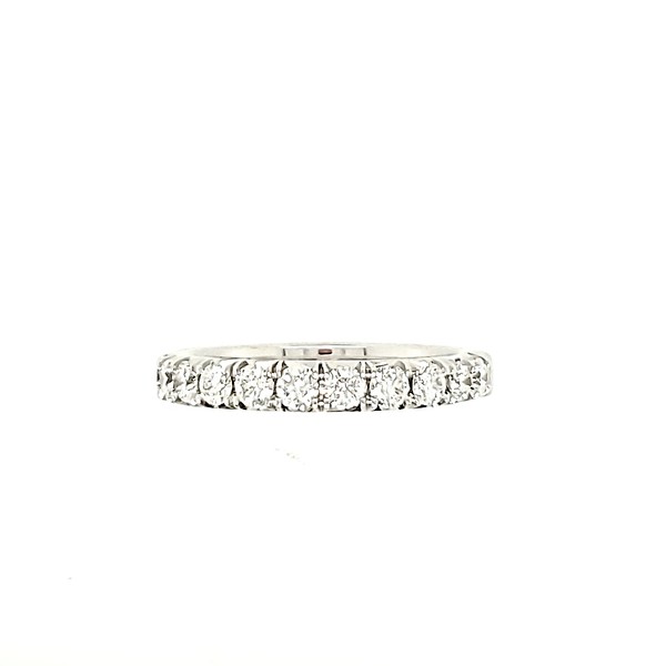 Straight Row Diamond Band